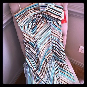 NWT broached halter dress.